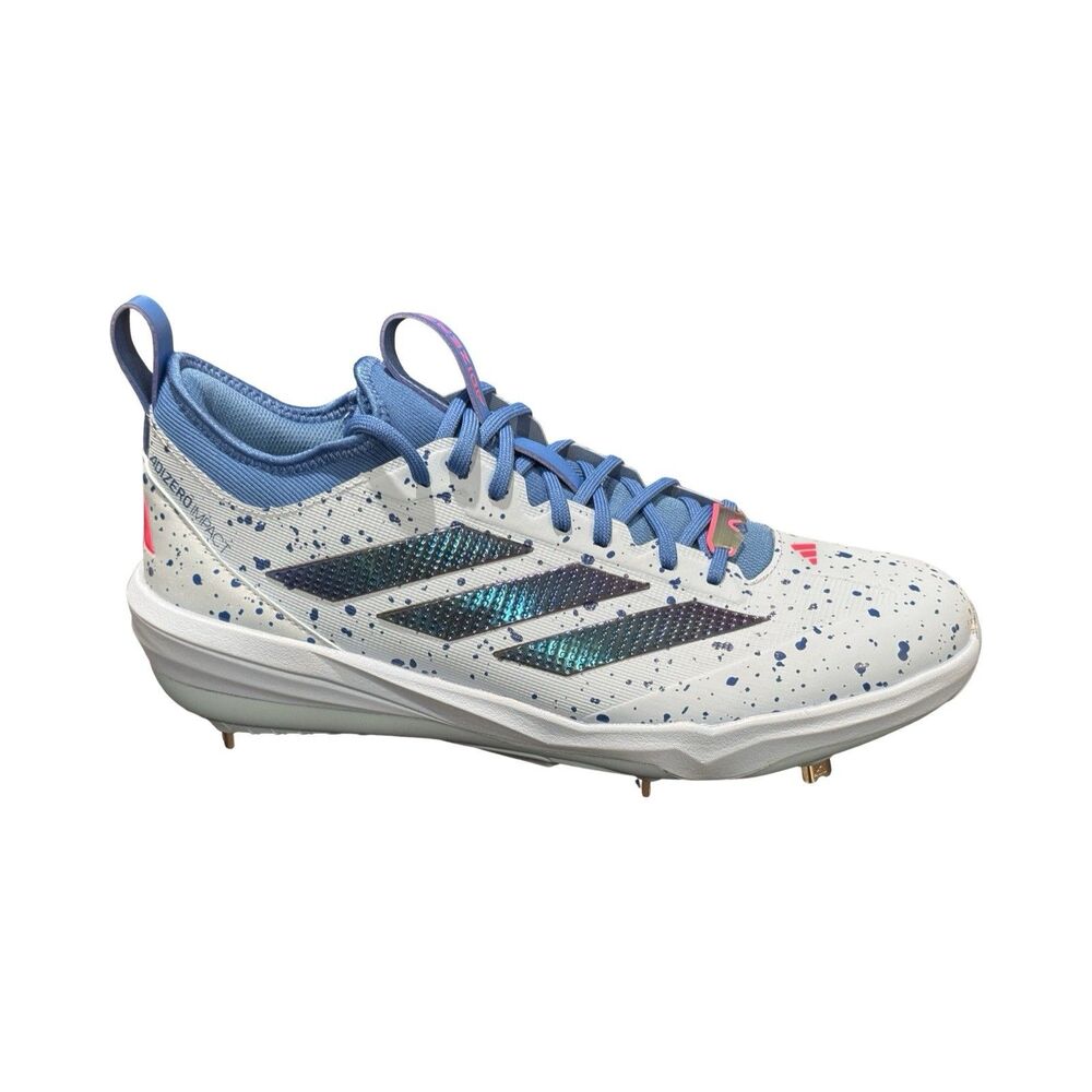 Size 12.5 Adidas Adizero Impact BSB Perfect Game Blue Men Baseball Cleats KI3676